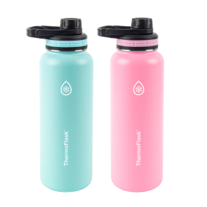 Savings Bundle 2pc 40oz Bottle w/ Chug Lid - Sky + Strawberry