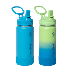 16oz Kids Bottle With Straw Lid (2 Pack)
