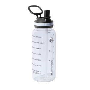 32oz Tritan Motivational Bottle With Straw Lid